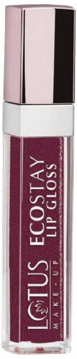 Lotus Herbal Ecostay Nourish Lip Gloss, Sparkling Rum G11, 8g