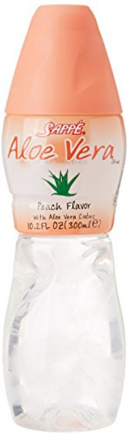 Sappe Aloe Vera Juice, Peach (Pack of 6)