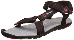 Lotto Men's Lotto Sports Sandals Grey and Red Sandals and Floaters - 9 UK/India (43 EU)