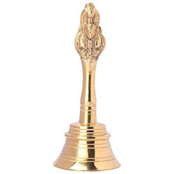 Jaipuri Haat Pure Brass Made Garuda Ganti for Pooja and Gift purpose