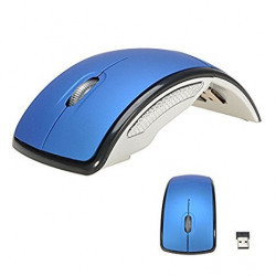 higadget™ Wireless Mouse Foldable Folding Arc Optical Mouce for Laptop Notebook PC - RANDOM COLOR