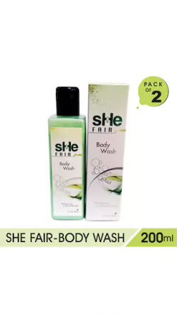 Shefair Body Wash 200ml for Whitening & Moisturising, Pack of 2