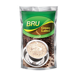BRU Green Label, 500g Poly Pack