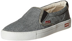 Levi's Men's Commuter Grey Rubber Sneakers - 7.5 UK/India (41 EU)