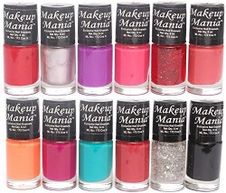 Makeup Mania Nail Polish Set of 12 Pcs (Multicolor Set # 86)