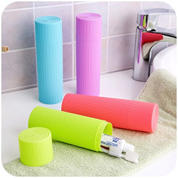 Travel Toothbrush & Toothpaste Holder (Assorted colors will be sent)