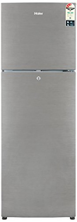 Haier 270 L 3 Star Frost-Free Double Door Refrigerator (HRF-2904BS-R/HRF-2904BS-E, Brushline Silver)