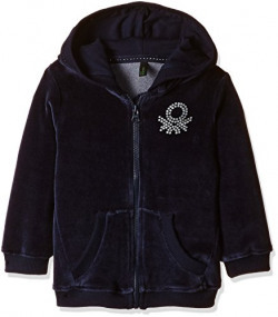 United Colors of Benetton Baby Girls' Knitwear (16A3UK0C5098G13C0Y_Navy Blue_0Y)