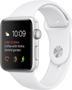 Apple Watch Series 1 - 42 mm Silver Aluminium Case with White Sport Band