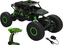 Saffire Remote Controlled Rock Crawler RC Monster Truck, Green