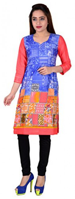 107 SD Fabrics® Designer Kurti for Women (Unstitched)