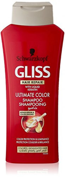 Schwarzkopf Gliss Hair Repair with Liquid Keratin Ultimate Color Shampoo, 400ml