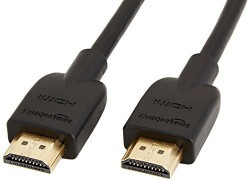 AmazonBasics High-Speed HDMI Cable, 6 Feet - Supports Ethernet, 3D, 4K video