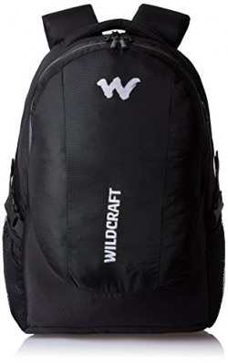 Wildcraft Nylon 40 Ltrs Black Laptop Bag (Trident XL 2_Black)