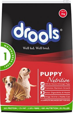 Drools 100% Vegetarian Puppy Dog Food, 3kg