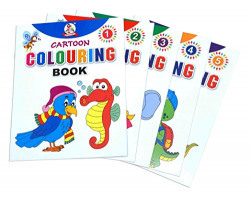 Cartoon Colouring Collections Set of 5
