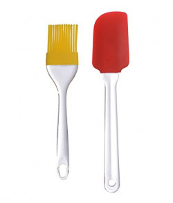 Bulfyss Silicone Basting Spatula and Brush Kitchen Oil Cooking Baking (random color) - Single Piece