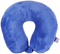 Viaggi Royal Blue Microbeads Travel Neck Pillow (PMB007C)