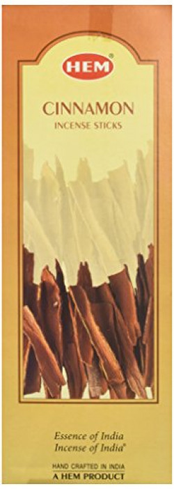 Hem Cinnamon Incense Sticks(9.3 cm X 6.0 cm X 25.5cm, Black )
