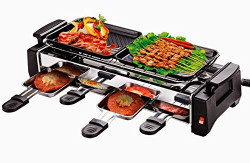 Inditradition BBQ_BIG_001 1500-Watt Electric Smokeless Grill and Tandoor Barbecue (Silver/Black)
