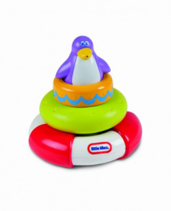 Little Tikes Squirt and Stack Play Penguine, Multi Color