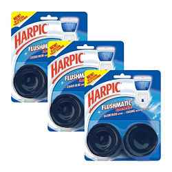 Harpic Twin Aquamarine Flushmatic - 100 g (Pack of 3)