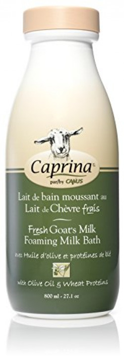 Fresh Goat's Milk Foaming Milk Bath with Olive and Wheat Protein, 800ml