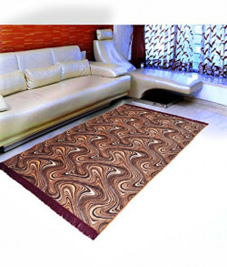Home Elite Floral Microfibre Anti-Allergic Carpet - 55 x80 , Multicolour