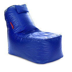 Style Homez Video Rocker Lounger Bean Bag XXXL Size Royal Blue Color with Beans