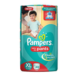 Pampers Extra Large Size Diapers Pants (60 Count)