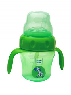 Mee Mee 150ml 2 in 1 Spout and Straw Sipper Cup (Green)