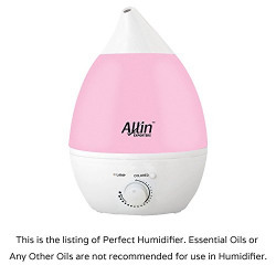 Allin Exporters Ultrasonic Humidifier and Purifier-Cool Mist, 2.4 Liter Tank Capacity - 7 Color LED