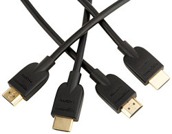 AmazonBasics High-Speed HDMI Cable, 3 Feet (2-Pack) - Supports Ethernet, 3D, 4K video