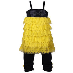 Wish Karo Multi color Cotton Beautiful Party Wear Frock Dress DN2129 (6-7 Years) FRB129-6