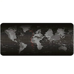 Large Gaming Mouse Pad World map pattern mouse pad anti slip office desk pad