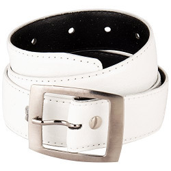 White CROCO Print gents Belt for smart & affable (32)