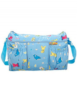 Mee Mee Multifunctional Diaper Bag with Pockets (Blue)