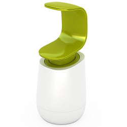 Inovera C Shape Soap Sanitizer Liquid Shampoo Dispenser, Green