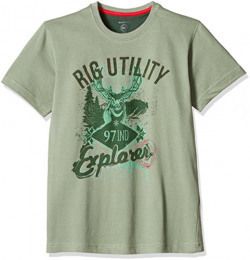 Rig Boys' T-Shirt (RKAW16-TEE-006_Green_5 - 6 years)