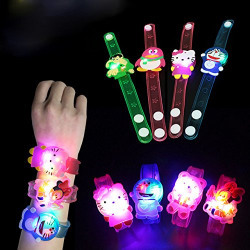 Gifts Onlinetm Set Of 12 Assorted Cartoon Characters Led Light Bracelets Gifts For Kids
