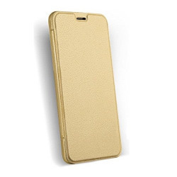 CarryWrap Imported leather type flip cover for Xiaomi Mi5 - gold