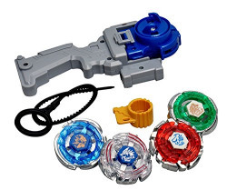 Toykart 4 In 1 Beyblades Metal Fighter Fury With Metal Fight Ring And Handle Launcher