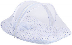 First step New Born Baby Blue Mosquito Net Bed Size-(0-9 Months)