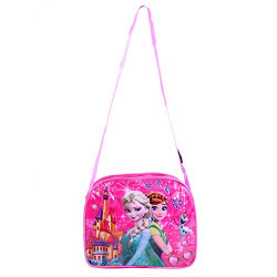 Best shop sling bag for girls from 2 to 10 years kids sling cum clutch bag.pink colour