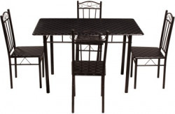 Woodness Metal 4 Seater Dining Set