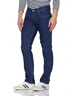 Symbol Men's Relaxed Fit Jeans (AD-RS-S23_Dark Blue_30W x 32L)