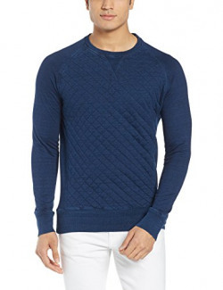 Levi's Men's Cotton Sweatshirt (6901032665035_17089-0014_Large_Blue)