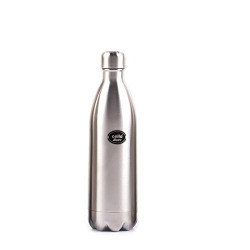 Cello Swift Steel Flask, 1 Litre, Silver