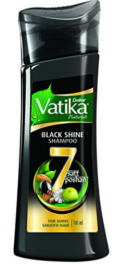 Vatika Black Shine Shampoo, 340 ml