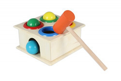 BAYBEE Wooden Hammer Case Toy For Kids (30 x 1.5 x 22 CM)